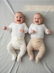 Legginsy ze wzorkiem 2 pack - kremowy. Białe legginsy damskie Sinsay, l, bez wzorów. Za 15.99 zł.