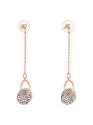 MENTHE À L'O Pozłacane kolczyki-wkrętki z kryształami rozmiar: onesize. Czerwone kolczyki damskie MENTHE À L'O, z kryształem, pozłacane. Za 161.73 zł.