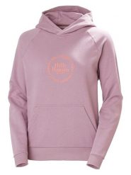 Helly Hansen Bluza "Core Graphic" w kolorze fioletowym rozmiar: M. Różowe bluzy damskie Helly Hansen, m, bez wzorów, z kapturem. Za 150.72 zł.