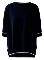 Miss Lagotte Sweter w kolorze granatowym rozmiar: 40. Niebieskie swetry klasyczne damskie Miss Lagotte, bez kołnierzyka. Za 161.73 zł.