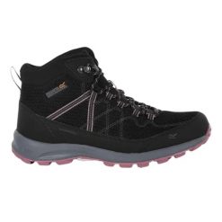 Buty trekkingowe damskie Regatta Samaris Lite wodoodporne. Czerwone obuwie trekkingowe damskie Regatta, bez zapięcia. Za 271.00 zł.