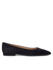 LAUREN RALPH LAUREN Baleriny 802871265008 Czarny. Czarne balerinki damskie Lauren Ralph Lauren, bez wzorów, ze skóry. W wyprzedaży za 479.99 zł.
