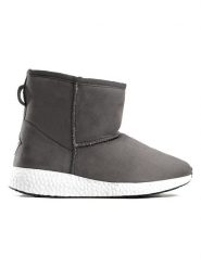 ISLAND BOOT Botki zimowe "Spotty" w kolorze ciemnoszarym rozmiar: 37. Czarne botki damskie Island Boot, na zimę, z materiału, bez obcasa, bez zapięcia. Za 145.95 zł.