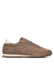 BOSS Sneakersy Carlynn 50541691 Beżowy. Brązowe obuwie sportowe damskie Boss, ze skóry, bez zapięcia. Za 659.99 zł.