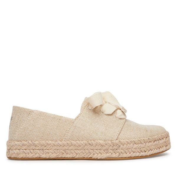 Espadryle Toms. Brązowe espadryle damskie TOMS, bez wzorów, bez obcasa. Za 419.99 zł.