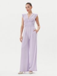 Rinascimento Kombinezon CFC0123771003 Fioletowy Regular Fit. Fioletowe sukienki damskie Rinascimento, bez wzorów, z syntetyku, bez ramiączek. Za 299.99 zł.