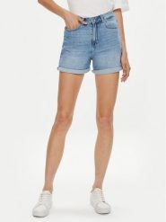 ONLY Szorty jeansowe Josephine 15321381 Niebieski Regular Fit. Niebieskie szorty damskie Only, bez wzorów, z bawełny. W wyprzedaży za 99.99 zł.