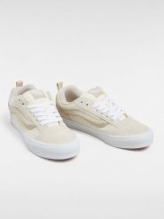Vans Skórzane sneakersy "Knu Skool" w kolorze beżowym rozmiar: 38. Brązowe obuwie sportowe damskie Vans, bez zapięcia. Za 180.49 zł.