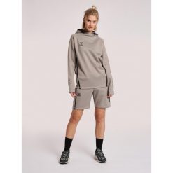 Szorty damskie Hummel Cima XK. Szare spodenki sportowe damskie Hummel, xs, bez wzorów, z dresówki, na fitness i siłownię. W wyprzedaży za 195.00 zł.