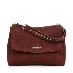 Torebka Desigual. Brązowe torebki klasyczne damskie Desigual, bez dodatków. Za 169.99 zł.
