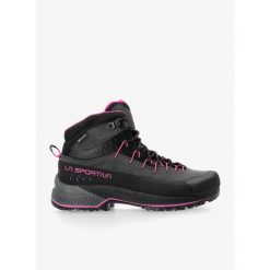 Buty podejściowe damskie La Sportiva TX4 Evo Mid GTX. Szare obuwie trekkingowe damskie La Sportiva, z materiału, bez zapięcia. Za 1,221.00 zł.