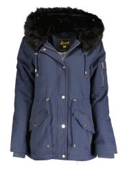 Geographical Norway Parka "Boldina" w kolorze niebieskim rozmiar: XXL. Niebieskie parki damskie Geographical Norway, xxl, bez kaptura. Za 263.53 zł.