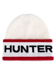 Hunter Czapka w kolorze czarno-kremowo-czerwonym rozmiar: onesize. Brązowe czapki damskie Hunter, bez wzorów. Za 30.99 zł.