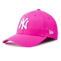 Czapka z daszkiem New Era. Czerwone czapki z daszkiem damskie New Era, bez wzorów. Za 109.99 zł.