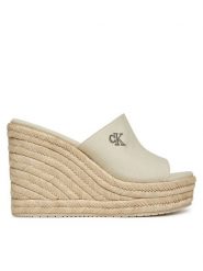 Calvin Klein Jeans Espadryle Wedge Rope Slide Mg YW0YW01699 Écru. Espadryle damskie Calvin Klein Jeans, bez wzorów, z jeansu, bez obcasa. Za 259.99 zł.