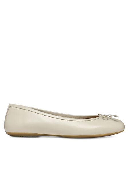 Geox Baleriny D Palmaria D25MUB 000TU C1122 Beżowy. Brązowe balerinki damskie Geox, bez wzorów, ze skóry. Za 209.99 zł.