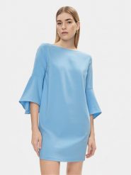 Liu Jo Sukienka koktajlowa CA4276 TS058 Niebieski Regular Fit. Niebieskie sukienki damskie Liu Jo, bez wzorów, z syntetyku, wizytowe, bez ramiączek. Za 589.99 zł.