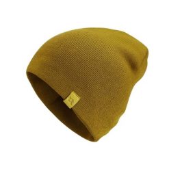 Czapka dzianinowa podwijana Rab Adzuki Beanie. Żółte czapki damskie RAB, bez wzorów, z dzianiny. Za 94.99 zł.