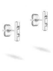 Tamaris Kolczyki-wkrętki ze szkłem rozmiar: onesize. Szare kolczyki damskie Tamaris, szklane. Za 104.89 zł.