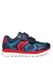 Geox Sneakersy J Pavel J4515D 054FU C0735 S Granatowy. Niebieskie buty sportowe chłopięce Geox, ze skóry, bez zapięcia. Za 159.99 zł.