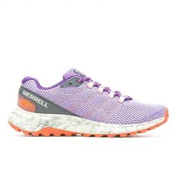 Buty trekkingowe damskie Merrell Fly Strike. Fioletowe obuwie trekkingowe damskie Merrell, z materiału, bez zapięcia. Za 626.00 zł.
