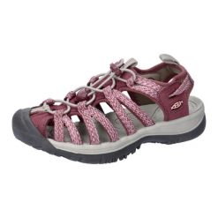 Buty trekkingowe damskie Keen Whisper. Czerwone obuwie trekkingowe damskie Keen, z materiału, bez zapięcia. Za 496.00 zł.