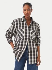HUGO Koszula Ecry_B 50569392 Czarny Regular Fit. Czarne koszule damskie Hugo, bez wzorów, z bawełny, bez kołnierzyka, bez ramiączek. Za 629.99 zł.