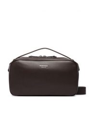 Emporio Armani Torebka EW005648 AF32959 Szary. Szare listonoszki damskie Emporio Armani, bez wzorów, ze skóry, bez dodatków. Za 2,104.00 zł.