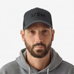 Czapka wędkarska z daszkiem Caperlan FC 500 Snapback WXM. Szare czapki z daszkiem damskie CAPERLAN, bez wzorów, z bawełny. Za 54.99 zł.