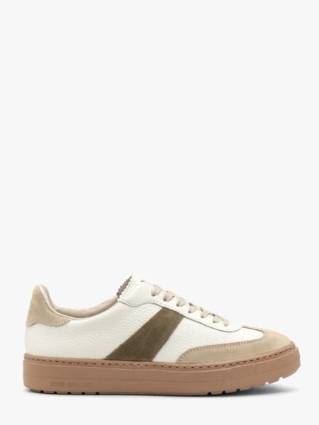 Beżowe sportowe półbuty damskie. Brązowe obuwie sportowe casual damskie Ryłko, ze skóry. W wyprzedaży za 399.99 zł.