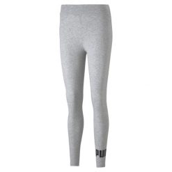Damskie legginsy z logo Essentials PUMA Light Gray Heather. Czarne legginsy damskie Puma, l, bez wzorów, z bawełny. Za 120.10 zł.