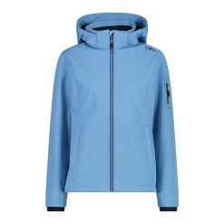 Damska kurtka turystyczna z kapturem CMP. Białe kurtki sportowe damskie CMP, xs, bez wzorów, z softshellu, z kapturem. Za 356.00 zł.