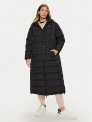 Guess Płaszcz zimowy V4BL04 WFYE2 Czarny Regular Fit. Czarne płaszcze damskie Guess, na zimę, m, z aplikacjami, z syntetyku, bez kaptura. Za 979.99 zł.