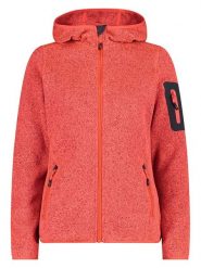 CMP Kurtka polarowa w kolorze czerwonym rozmiar: 38. Czerwone kurtki damskie CMP, s, bez wzorów, z dzianiny, bez kaptura. Za 179.64 zł.