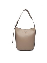 Guess Torebka Meridian II HWBG69 74040 Beżowy. Brązowe torebki klasyczne damskie Guess, ze skóry, bez dodatków. Za 679.99 zł.