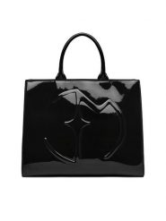 Eva Minge Torebka EO-ALICE-LDA8226-1 Czarny. Czarne torebki klasyczne damskie Eva Minge, z materiału, bez dodatków. Za 239.99 zł.