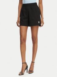 HUGO Szorty sportowe Ninosta 50536943 Czarny Relaxed Fit. Czarne spodenki sportowe damskie Hugo, l, bez wzorów, z bawełny. Za 349.99 zł.