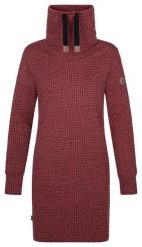 Damska sportowa sukienka-bluza Loap Ebunka różowa. Czerwone bluzy damskie ÀLG, s, bez wzorów, z bawełny, bez kaptura. Za 184.99 zł.