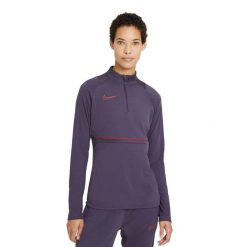 Bluza Damska Academy DriFIT. Fioletowe bluzy damskie Nike, m, bez wzorów, bez kaptura. Za 164.99 zł.