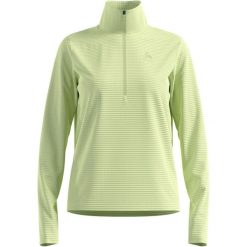 Bluza bez kaptura rozpinana Odlo Mid layer 1/2 zip ESSENTIAL THERMAL. Zielone bluzy damskie ODLO, na jesień, m, bez wzorów, z materiału, bez kaptura. Za 294.65 zł.