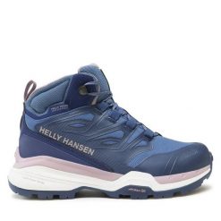 Trekkingi Helly Hansen. Niebieskie obuwie trekkingowe damskie Helly Hansen, bez zapięcia. Za 599.99 zł.