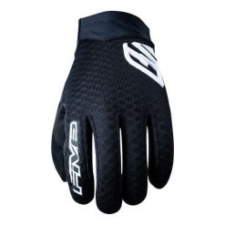 Rękawice XR-AIR - CZARNO-BIAŁE (czarno-białe) - XL/11. Białe rękawiczki damskie FIVE GLOVES, bez wzorów, z tkaniny. Za 134.00 zł.