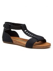 Comfortfusse Skórzane sandały w kolorze antracytowym rozmiar: 41. Czarne sandały damskie Comfortfüße, bez wzorów, ze skóry, z otwartym noskiem, bez obcasa, bez zapięcia. Za 239.99 zł.