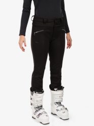 Kilpi Softshellowe spodnie narciarskie "Maura" w kolorze czarnym rozmiar: 42. Czarne spodnie dresowe damskie Kilpi, bez wzorów. Za 347.99 zł.