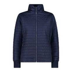 Damska kurtka puchowa CMP. Niebieskie kurtki damskie CMP, bez wzorów, z puchu, bez kaptura. Za 508.50 zł.