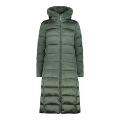 Płaszcz damski turystyczne CMP 34K0046F. Zielone płaszcze damskie CMP, xs, bez wzorów, bez kaptura. Za 559.00 zł.