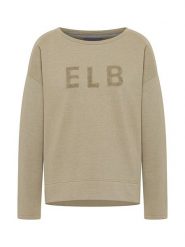 ELBSAND Bluza "Aruna" w kolorze szarobrązowym rozmiar: M. Brązowe bluzy damskie ELBSAND, m, bez wzorów, bez kaptura. Za 131.74 zł.
