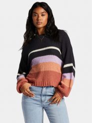Billabong Sweter Seeing Double Swtr ABJSW00152 Fioletowy Regular Fit. Fioletowe swetry klasyczne damskie Billabong, xl, z bawełny, bez kołnierzyka. Za 209.99 zł.