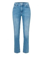 MAC Dżinsy "Melanie" - Slim fit - w kolorze niebieskim rozmiar: 36/L32. Niebieskie jeansy damskie MAC. Za 180.06 zł.