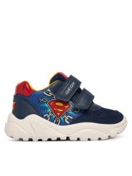 Geox Sneakersy B Ciufciuf Boy B655RB 0BC22 C4245 M Granatowy. Niebieskie buty sportowe chłopięce Geox, ze skóry, bez zapięcia. Za 229.99 zł.